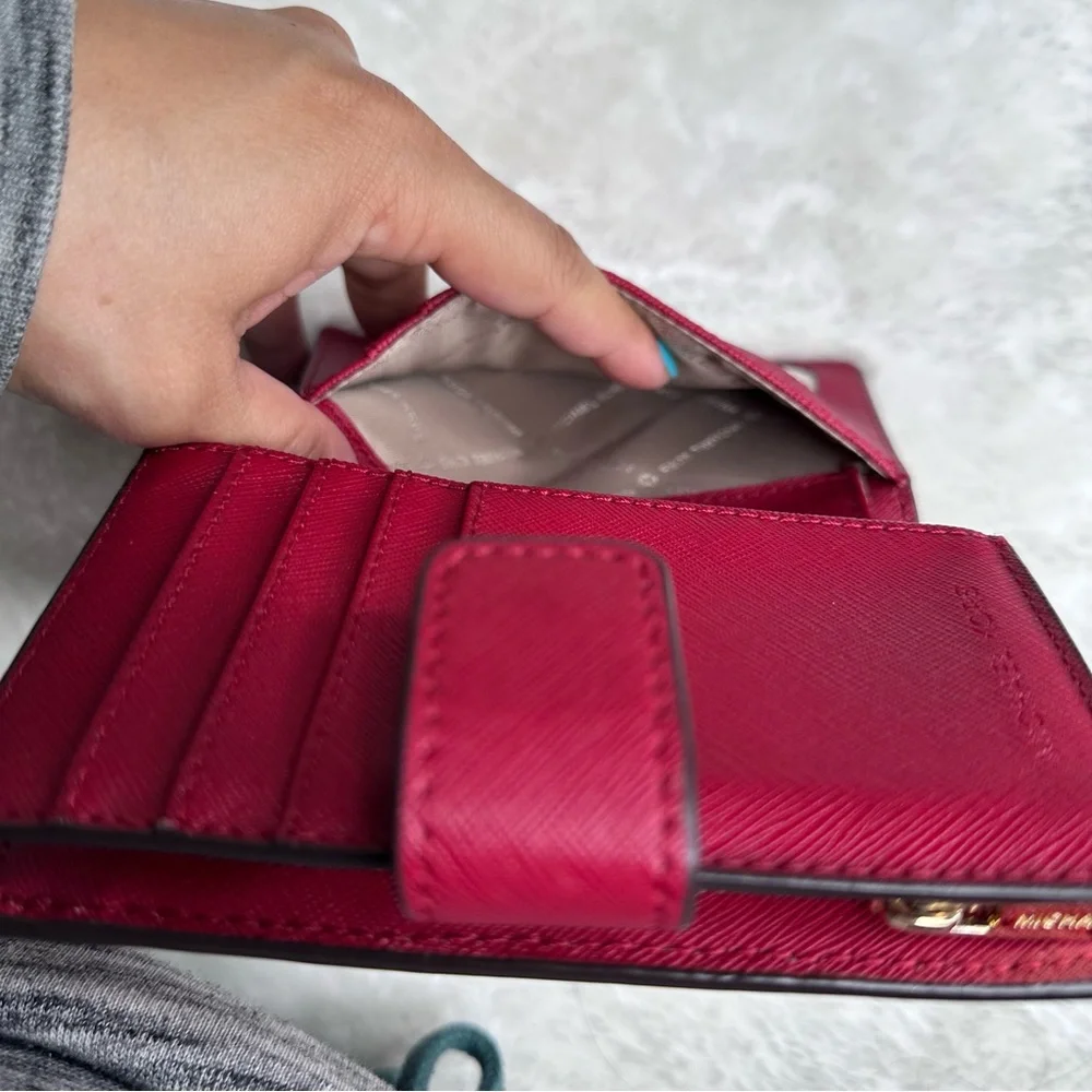 Michael Kors Red Bifold Wallet - Picture 10 of 14